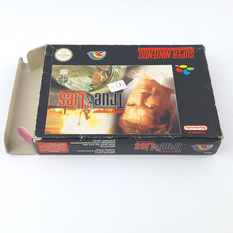 Super Nintendo Game: Schwarzenegger True Lies - Module OVP without instructions SNES