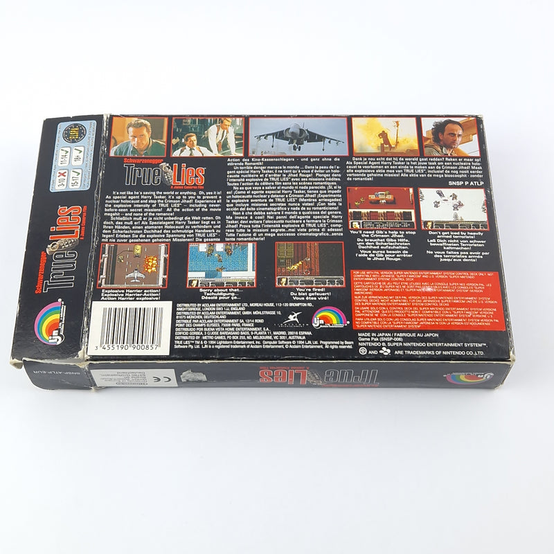 Super Nintendo Game: Schwarzenegger True Lies - Module OVP without instructions SNES