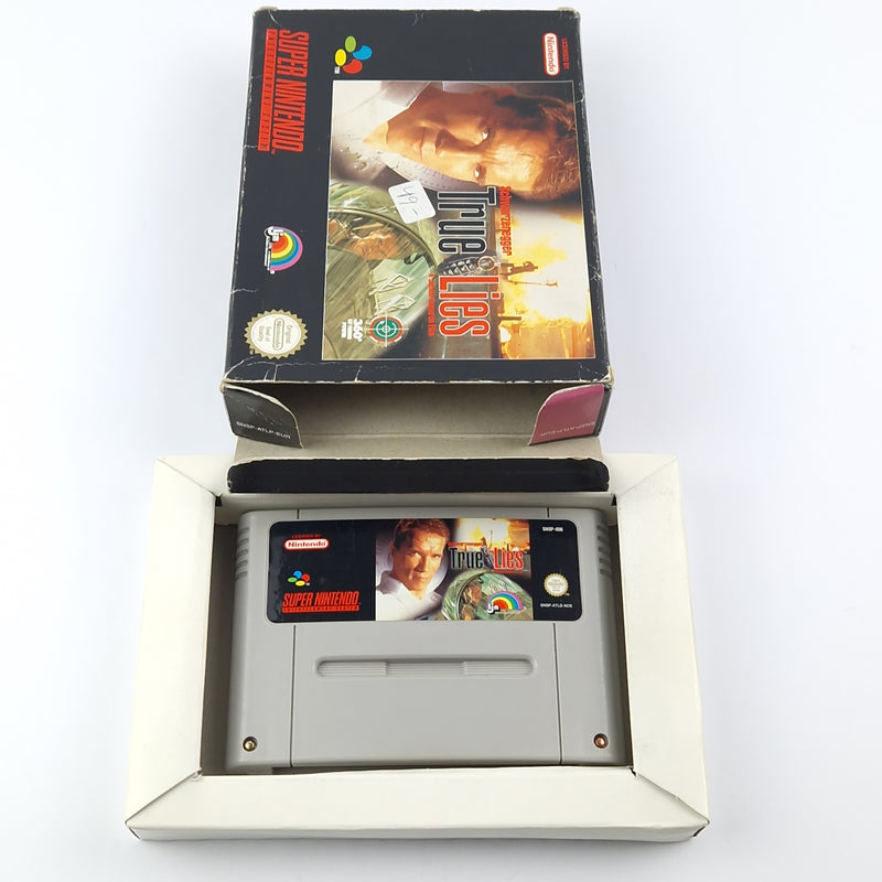 Super Nintendo Game: Schwarzenegger True Lies - Module OVP without instructions SNES