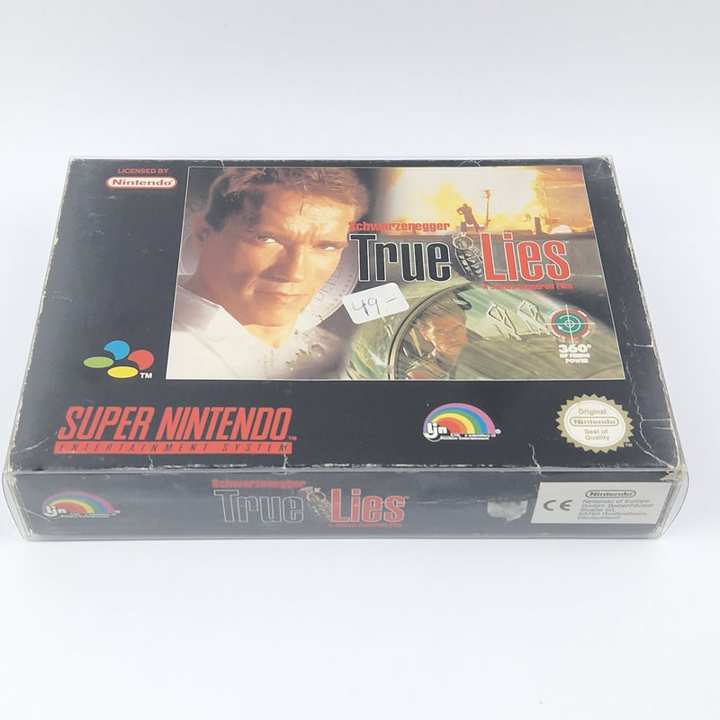 Super Nintendo Game: Schwarzenegger True Lies - Module OVP without instructions SNES