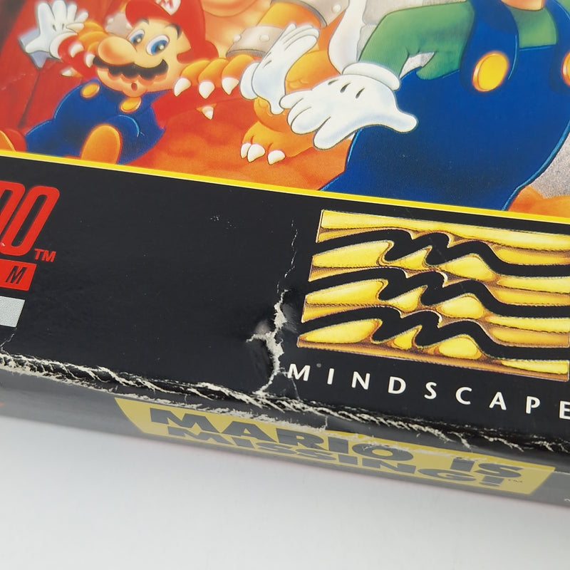 Super Nintendo Spiel : Mario is Missing - Modul Anleitung OVP cib / SNES