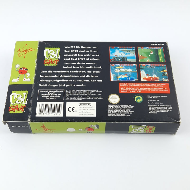 Super Nintendo Spiel : Cool Spot - Modul Anleitung OVP cib / SNES NOE