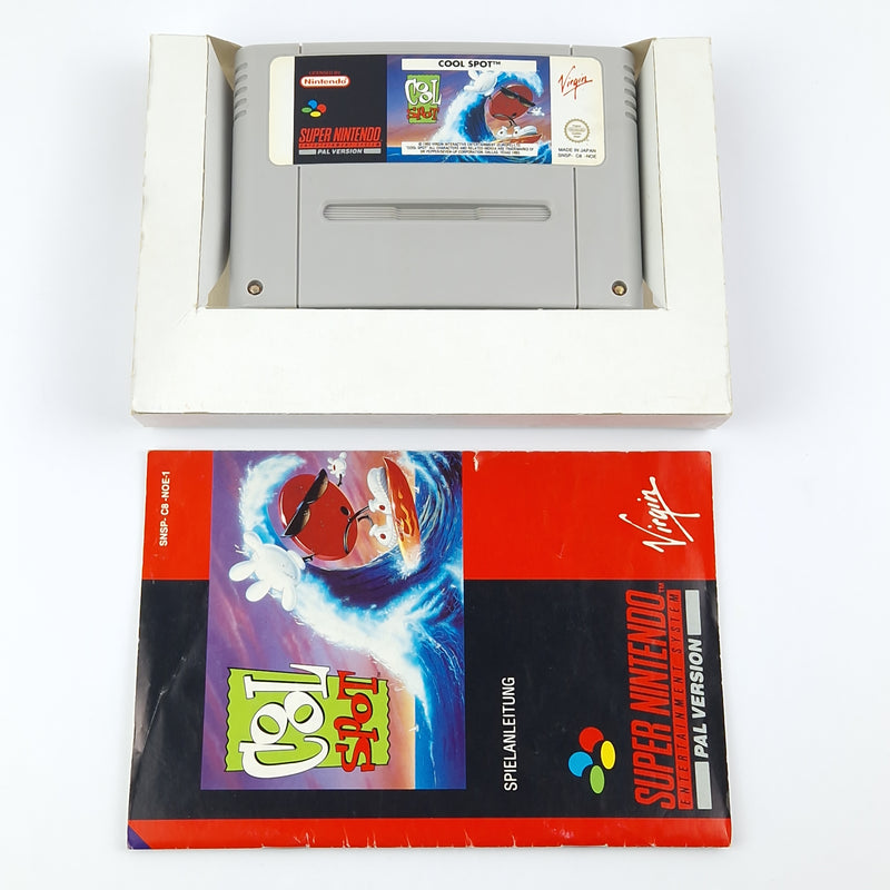 Super Nintendo Spiel : Cool Spot - Modul Anleitung OVP cib / SNES NOE