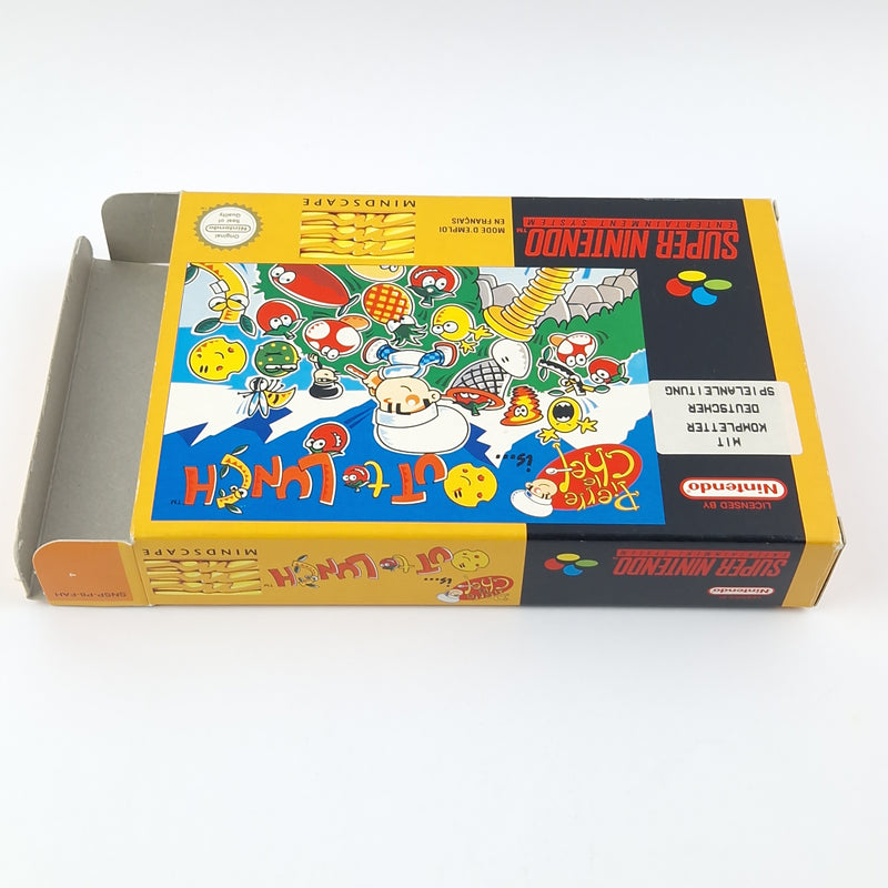 Super Nintendo Game: Pierre le Chef is out to Lunch - Module Instructions OVP SNES