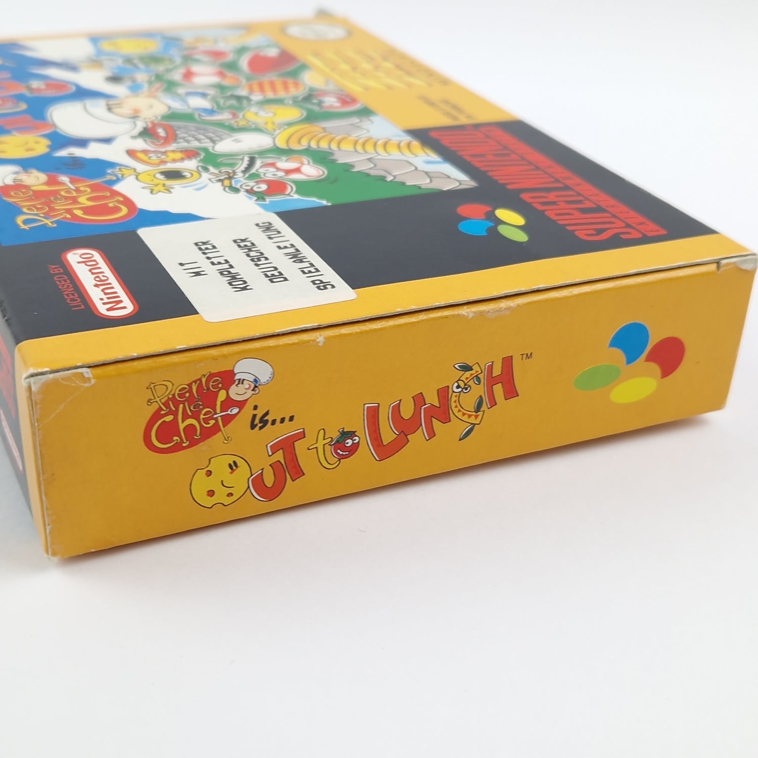 Super Nintendo Game: Pierre le Chef is out to Lunch - Module Instructions OVP SNES