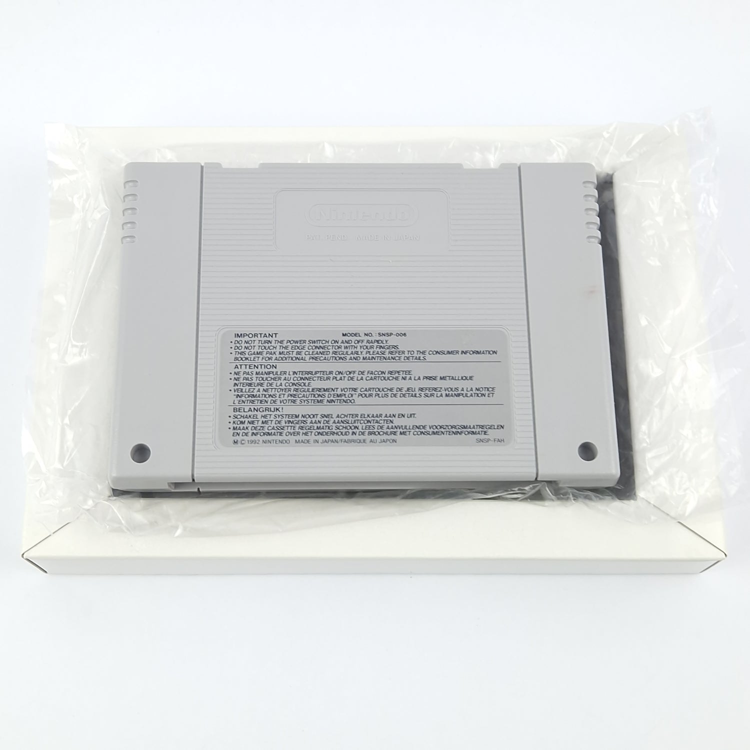 Super Nintendo Game: Pierre le Chef is out to Lunch - Module Instructions OVP SNES