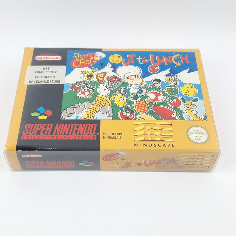 Super Nintendo Game: Pierre le Chef is out to Lunch - Module Instructions OVP SNES