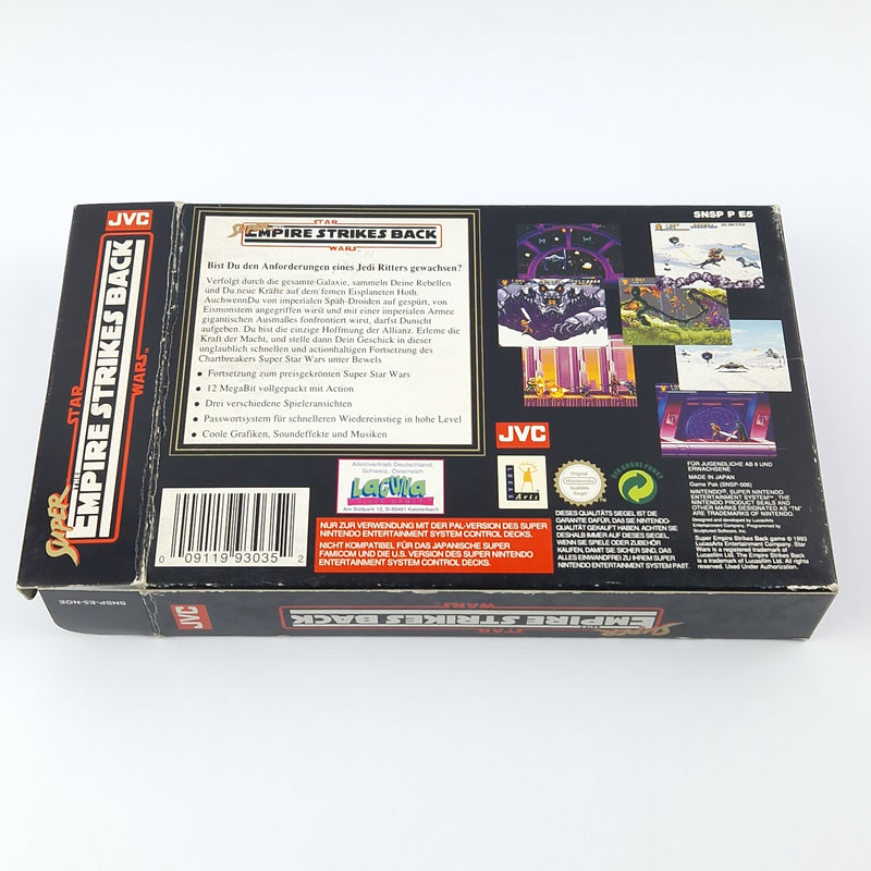 Super Nintendo Spiel : Super Star Wars The Empire Strikes Back - SNES OVP PAL