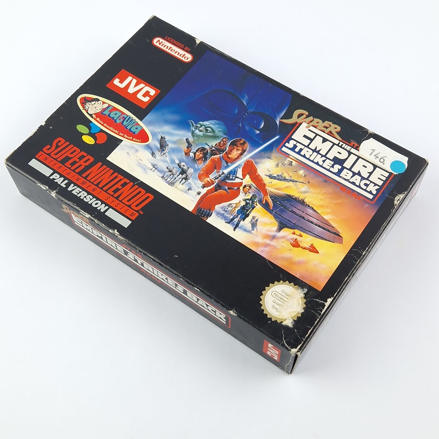 Super Nintendo Spiel : Super Star Wars The Empire Strikes Back - SNES OVP PAL