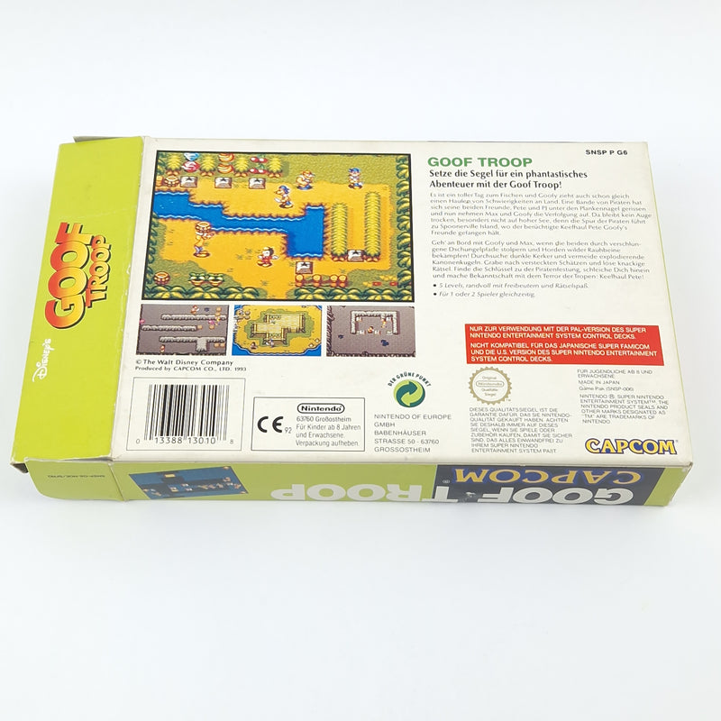 Super Nintendo Game: Disney's Goof Troop - Module Instructions OVP cib / SNES PAL