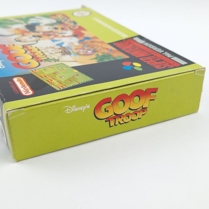 Super Nintendo Game: Disney's Goof Troop - Module Instructions OVP cib / SNES PAL