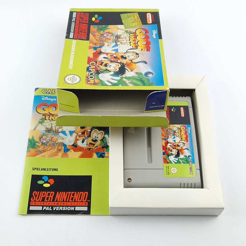 Super Nintendo Game: Disney's Goof Troop - Module Instructions OVP cib / SNES PAL