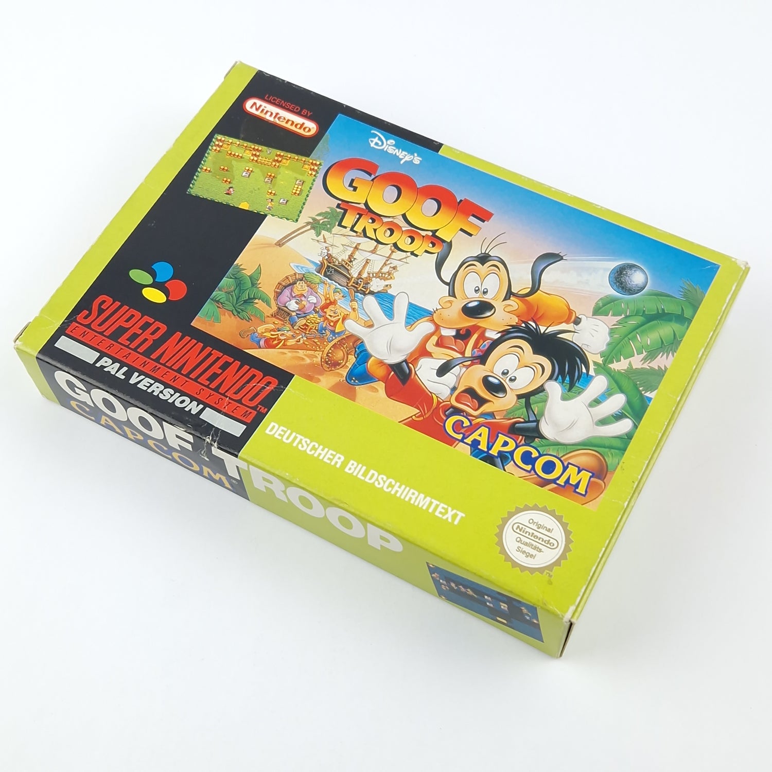 Super Nintendo Game: Disney's Goof Troop - Module Instructions OVP cib / SNES PAL