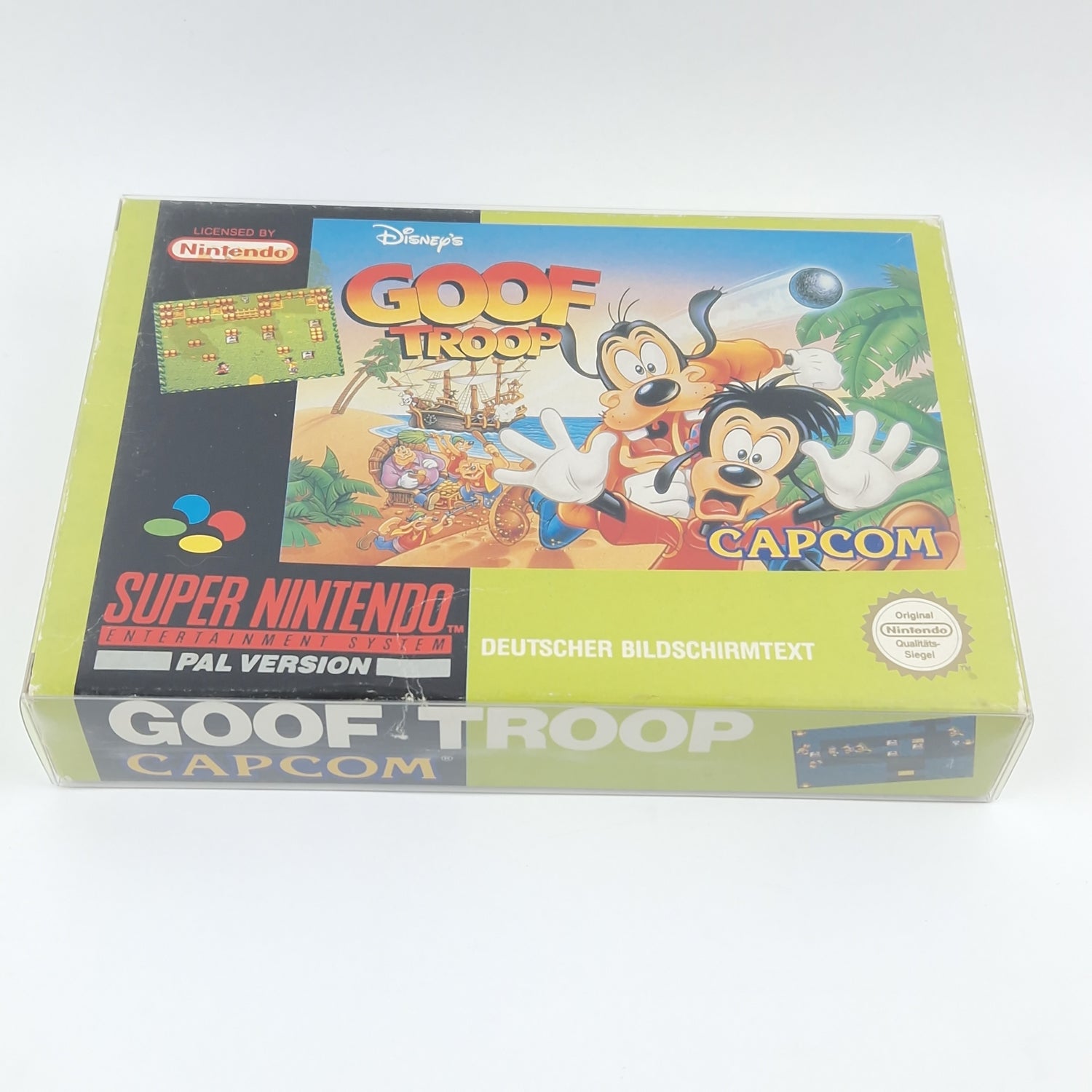 Super Nintendo Game: Disney's Goof Troop - Module Instructions OVP cib / SNES PAL