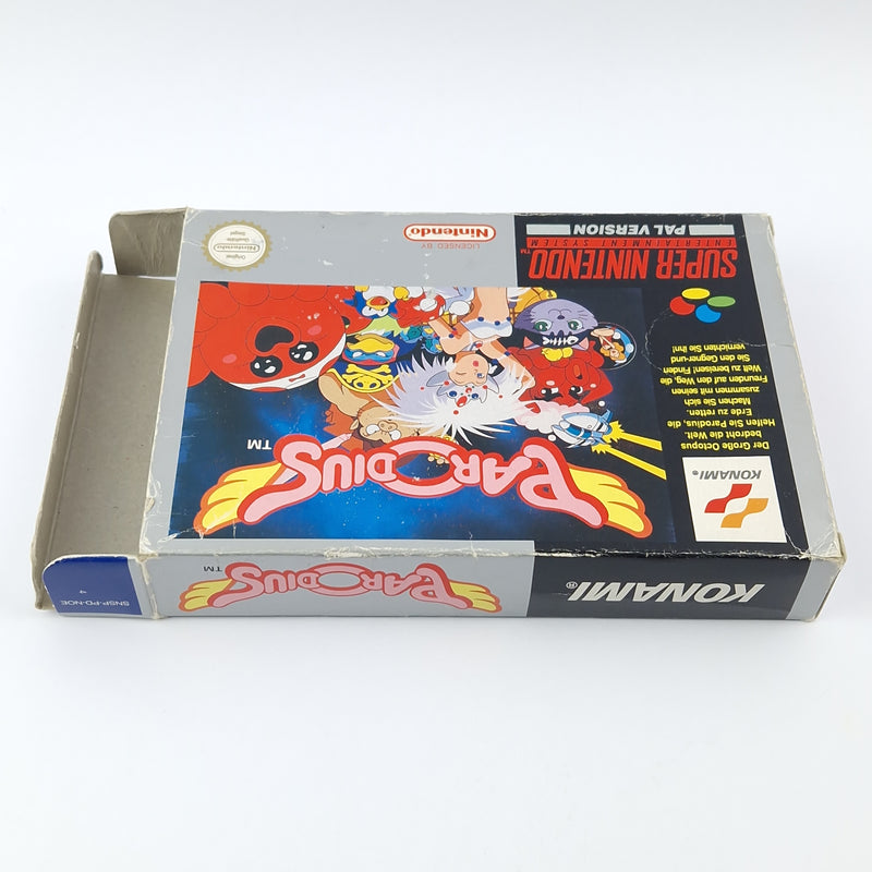 Super Nintendo Spiel : Parodius - Modul Anleitung OVP cib / SNES PAL NOE