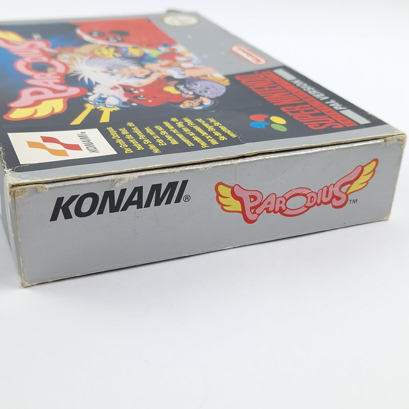 Super Nintendo Spiel : Parodius - Modul Anleitung OVP cib / SNES PAL NOE