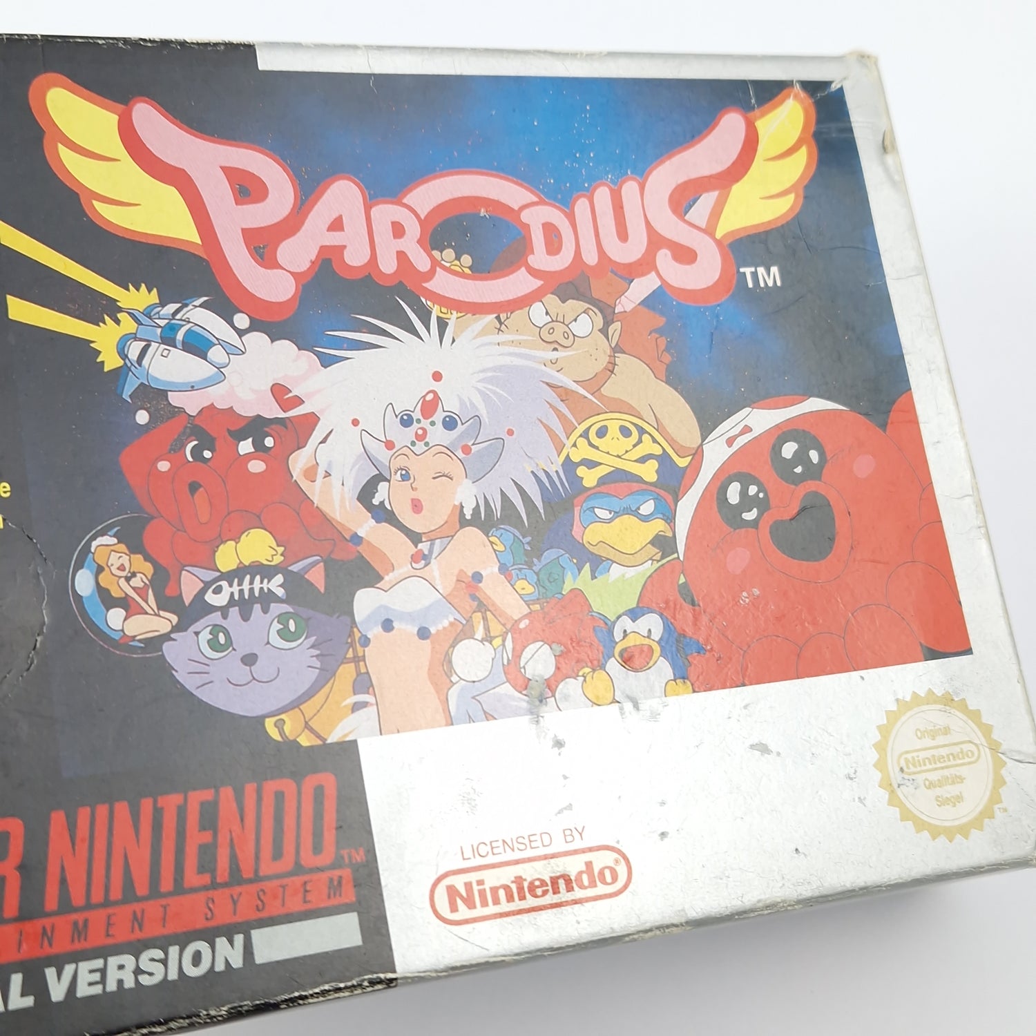 Super Nintendo Spiel : Parodius - Modul Anleitung OVP cib / SNES PAL NOE