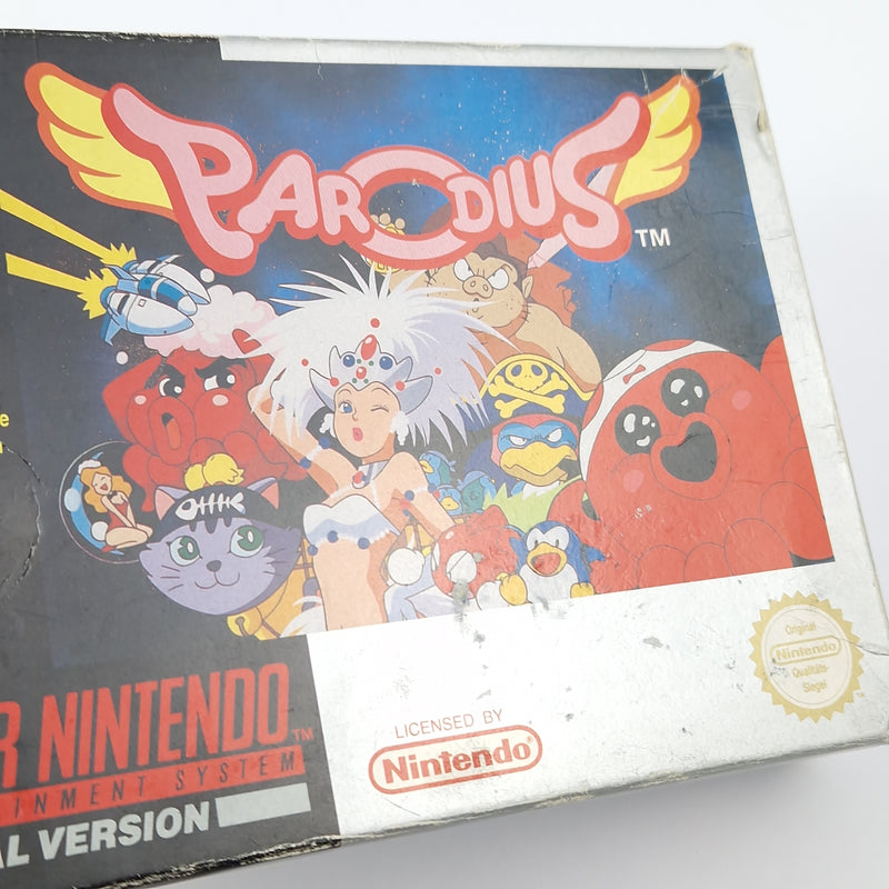 Super Nintendo Spiel : Parodius - Modul Anleitung OVP cib / SNES PAL NOE