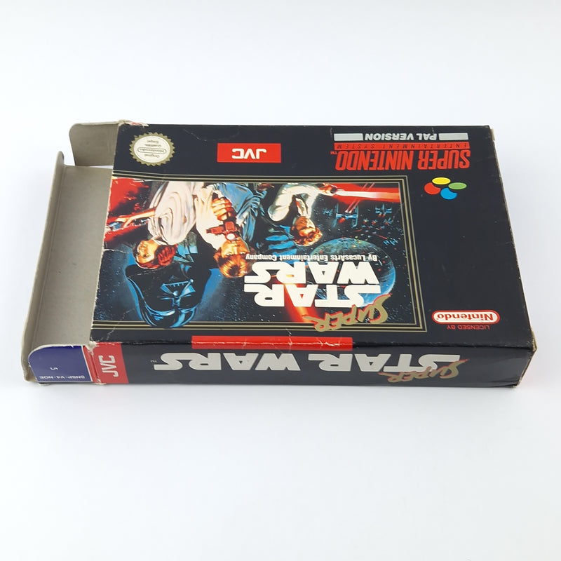Super Nintendo Spiel : Super Star Wars - Modul Anleitung OVP cib / SNES PAL NOE