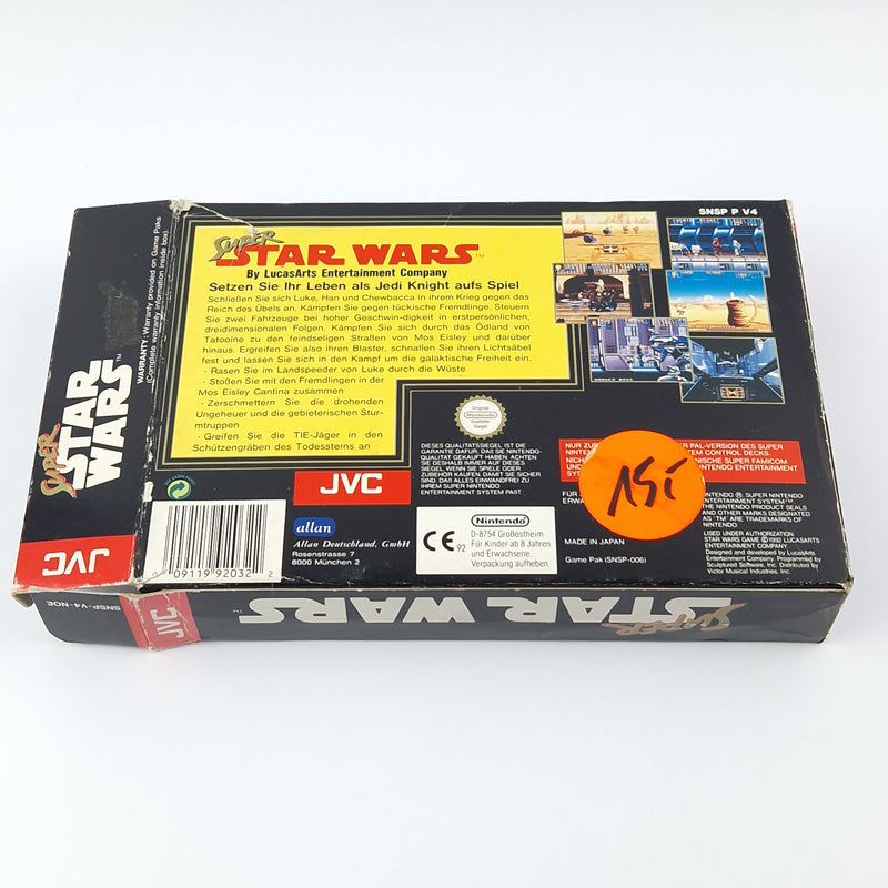 Super Nintendo Spiel : Super Star Wars - Modul Anleitung OVP cib / SNES PAL NOE