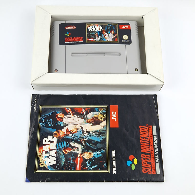 Super Nintendo Spiel : Super Star Wars - Modul Anleitung OVP cib / SNES PAL NOE