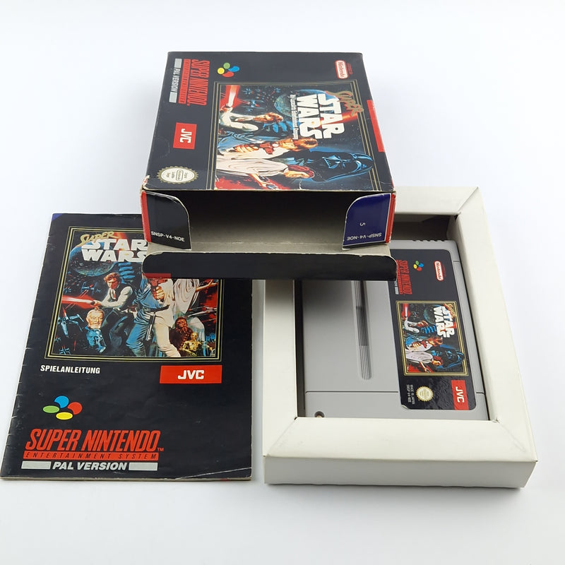 Super Nintendo Spiel : Super Star Wars - Modul Anleitung OVP cib / SNES PAL NOE
