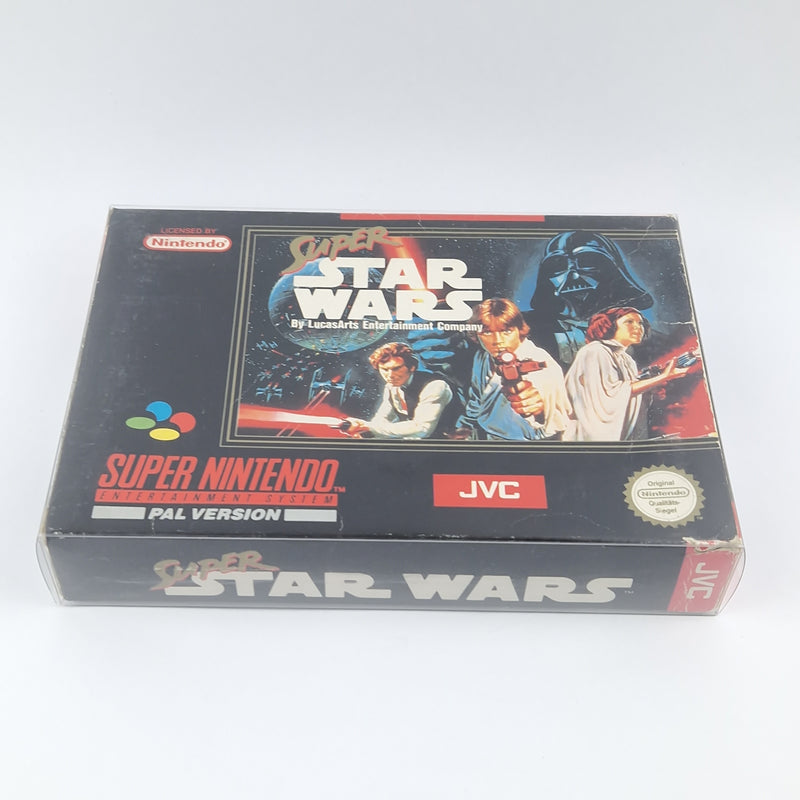 Super Nintendo Spiel : Super Star Wars - Modul Anleitung OVP cib / SNES PAL NOE