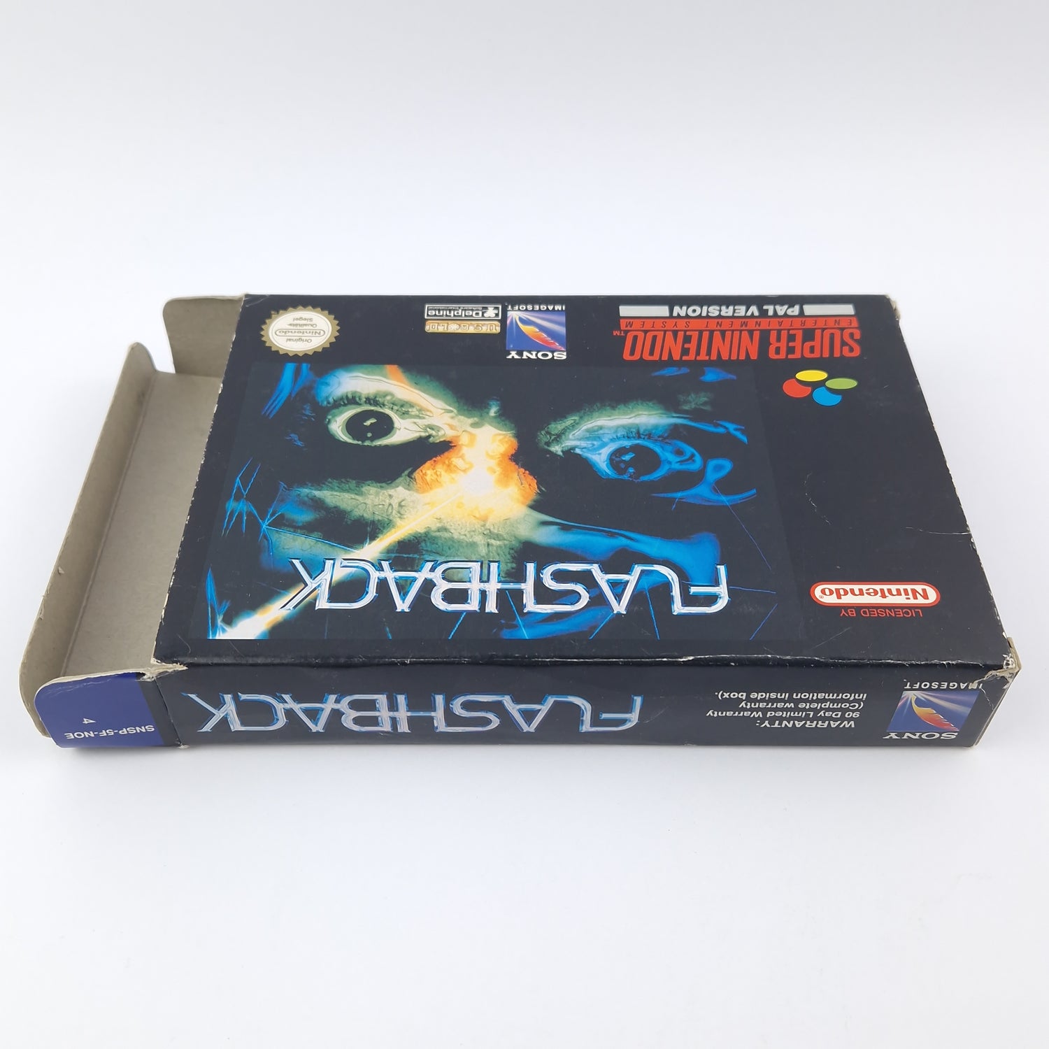 Super Nintendo Spiel : Flashback - Modul Anleitung OVP cib / SNES PAL NOE