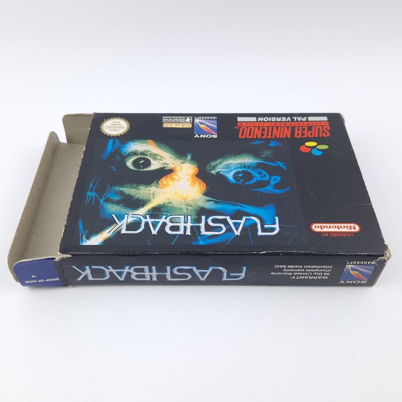 Super Nintendo Spiel : Flashback - Modul Anleitung OVP cib / SNES PAL NOE