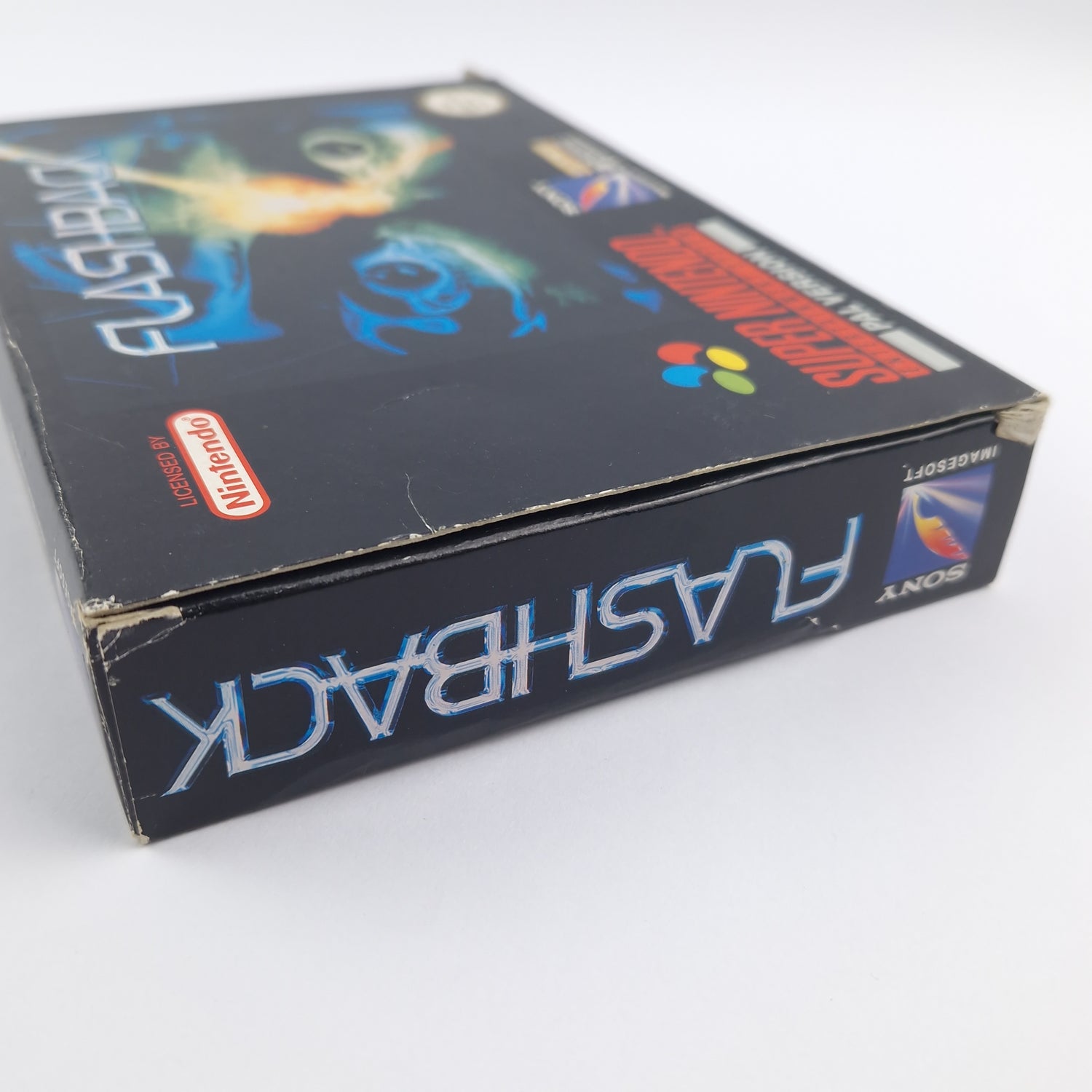 Super Nintendo Spiel : Flashback - Modul Anleitung OVP cib / SNES PAL NOE