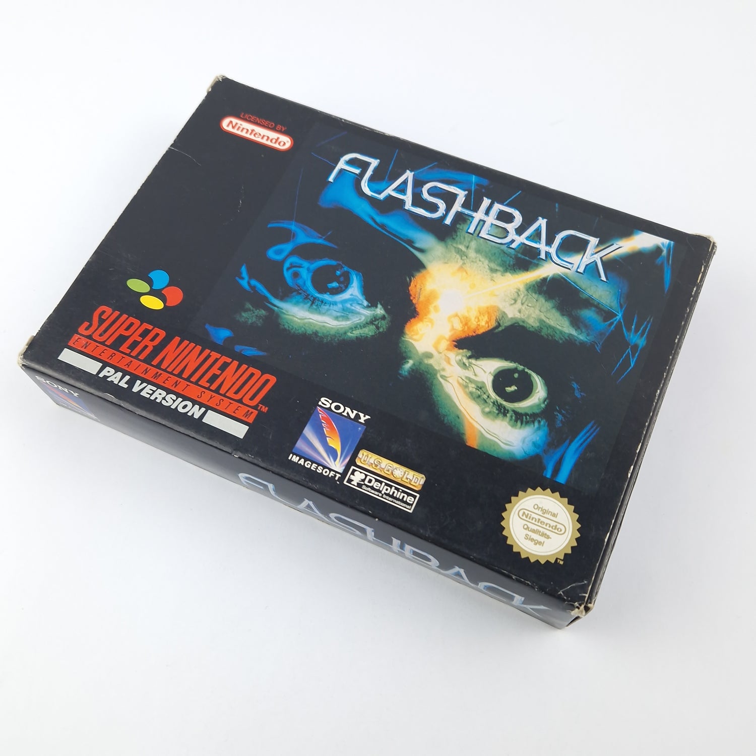 Super Nintendo Spiel : Flashback - Modul Anleitung OVP cib / SNES PAL NOE