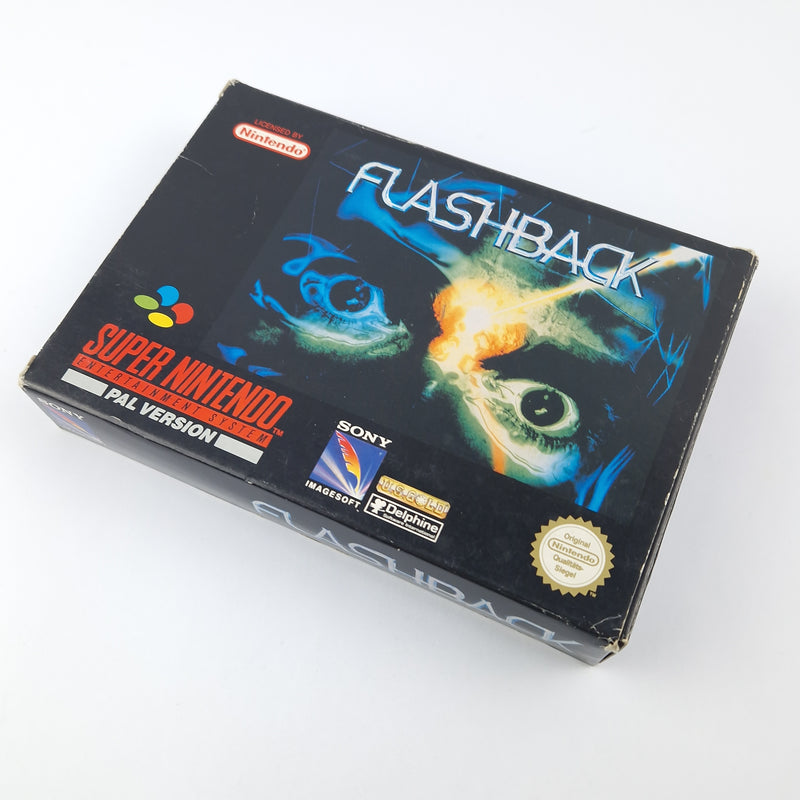 Super Nintendo Spiel : Flashback - Modul Anleitung OVP cib / SNES PAL NOE