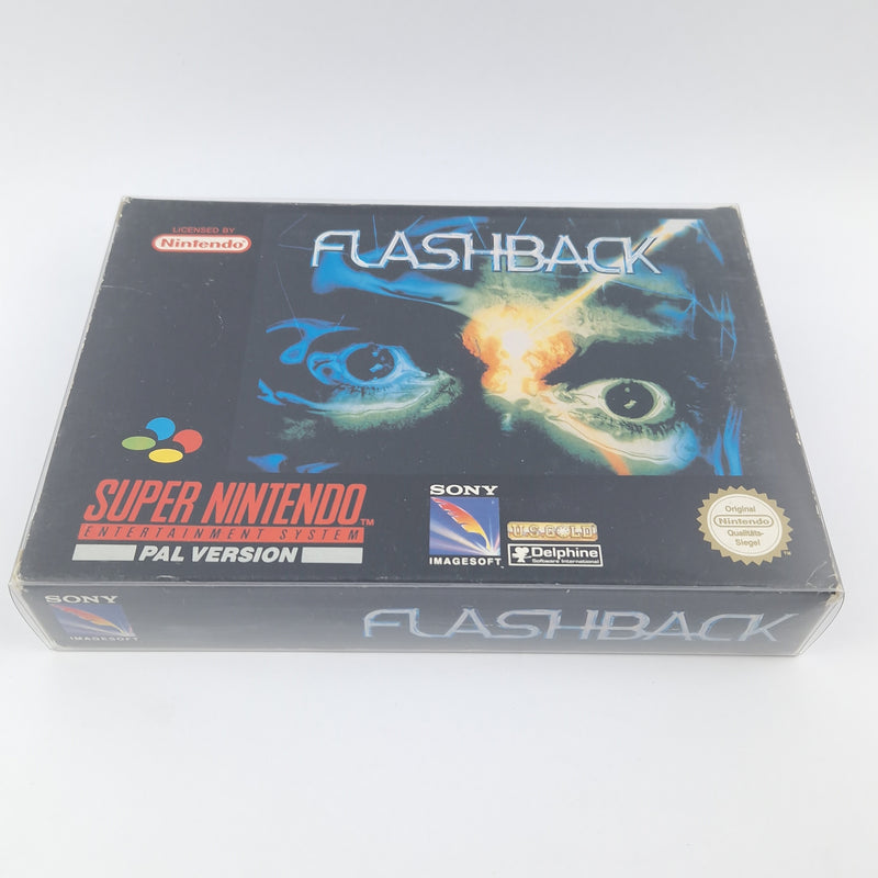 Super Nintendo Spiel : Flashback - Modul Anleitung OVP cib / SNES PAL NOE