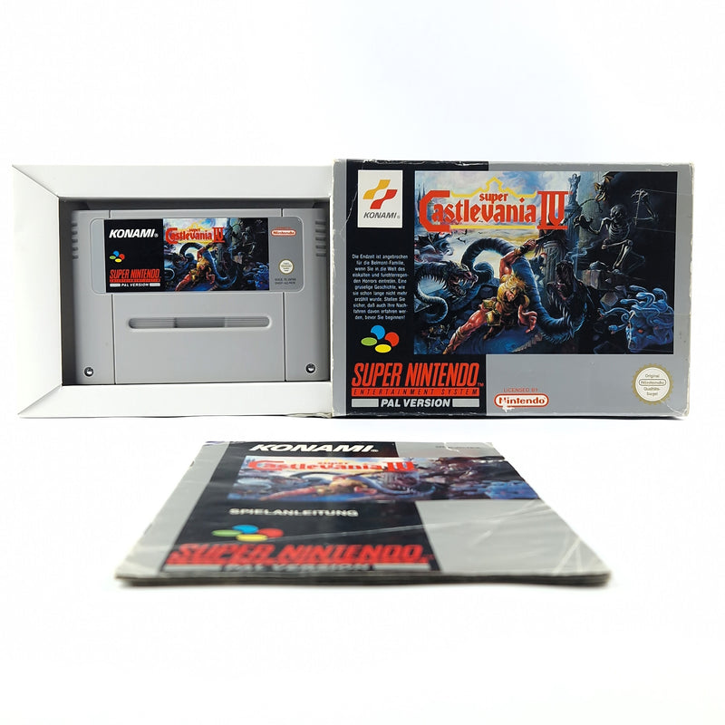 Super Nintendo Spiel : Super Castlevania IV 4 - Modul Anleitung OVP / SNES NOE