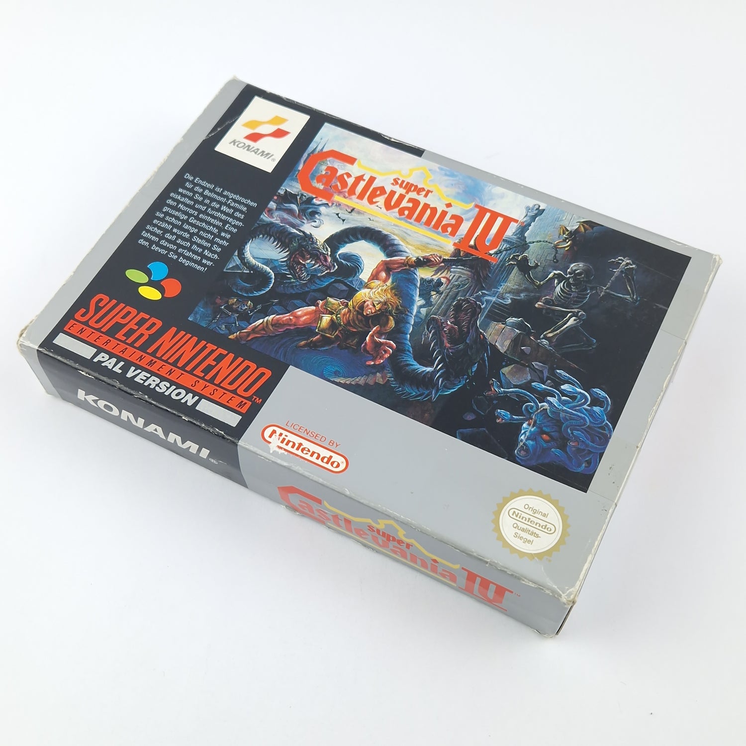 Super Nintendo Spiel : Super Castlevania IV 4 - Modul Anleitung OVP / SNES NOE