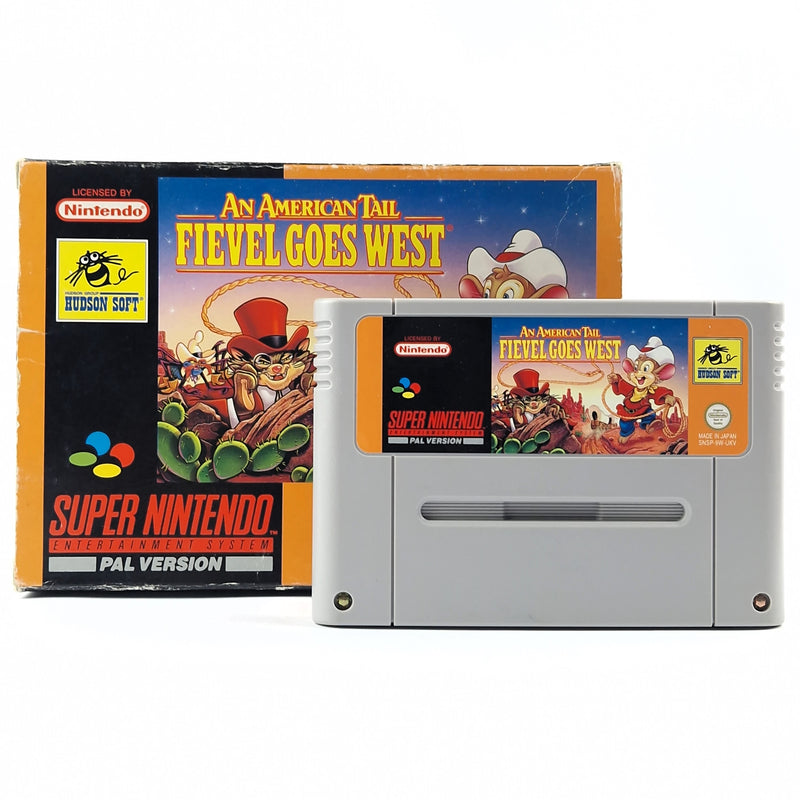Super Nintendo Spiel : An American Tail Fievel Goes West - Modul Anleitung OVP