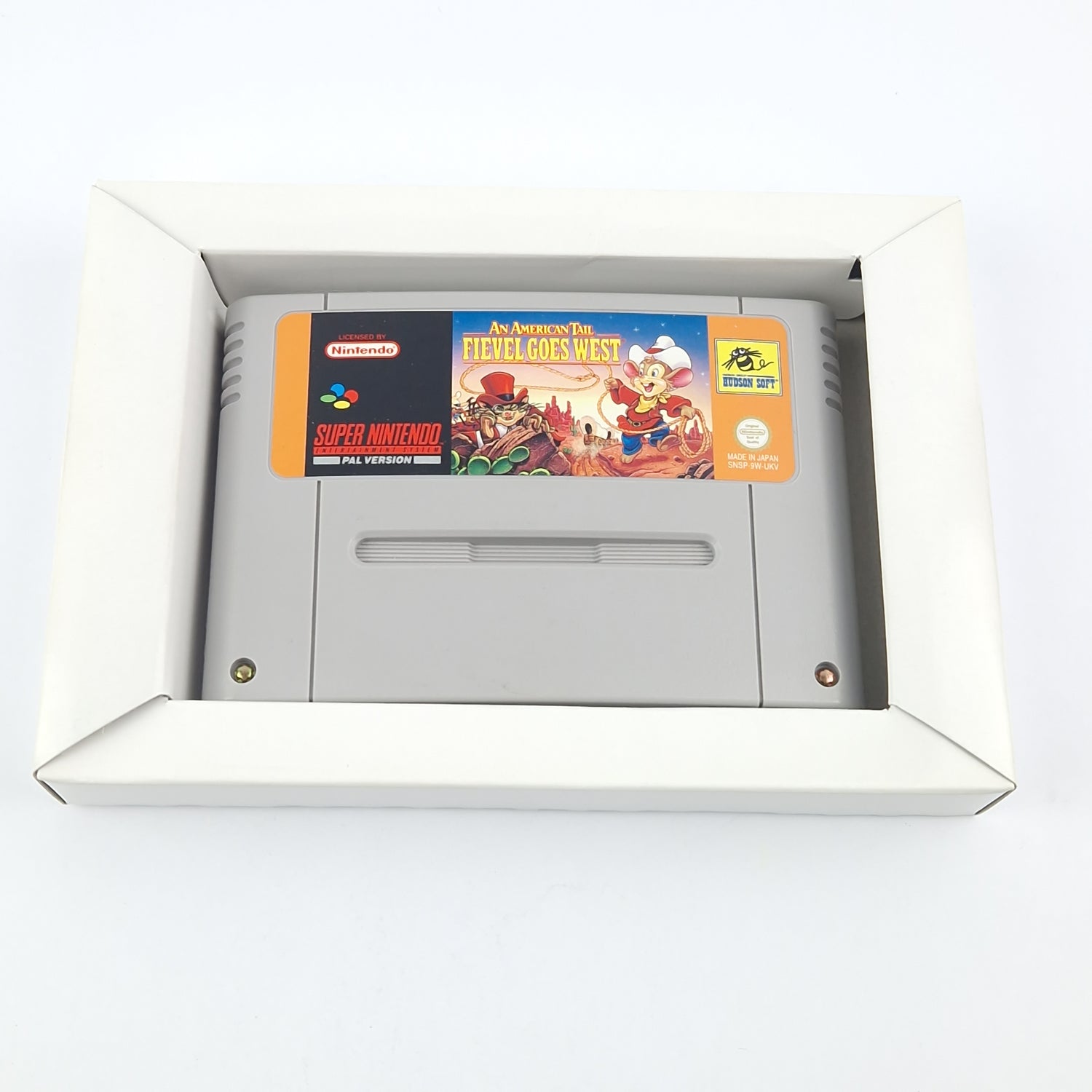 Super Nintendo Spiel : An American Tail Fievel Goes West - Modul Anleitung OVP