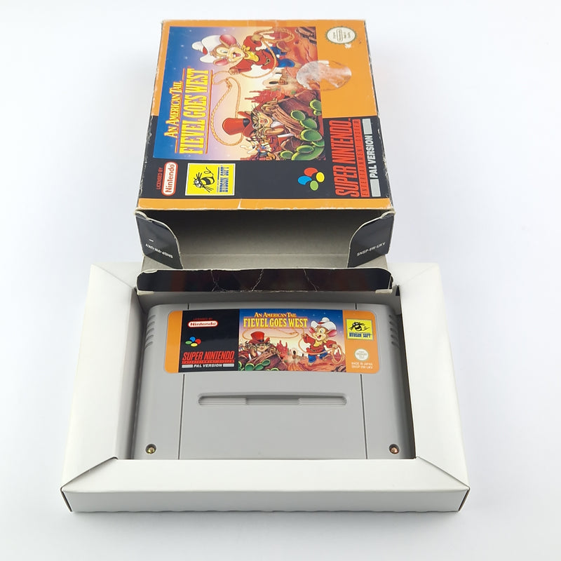 Super Nintendo Spiel : An American Tail Fievel Goes West - Modul Anleitung OVP