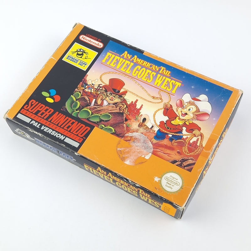 Super Nintendo Spiel : An American Tail Fievel Goes West - Modul Anleitung OVP