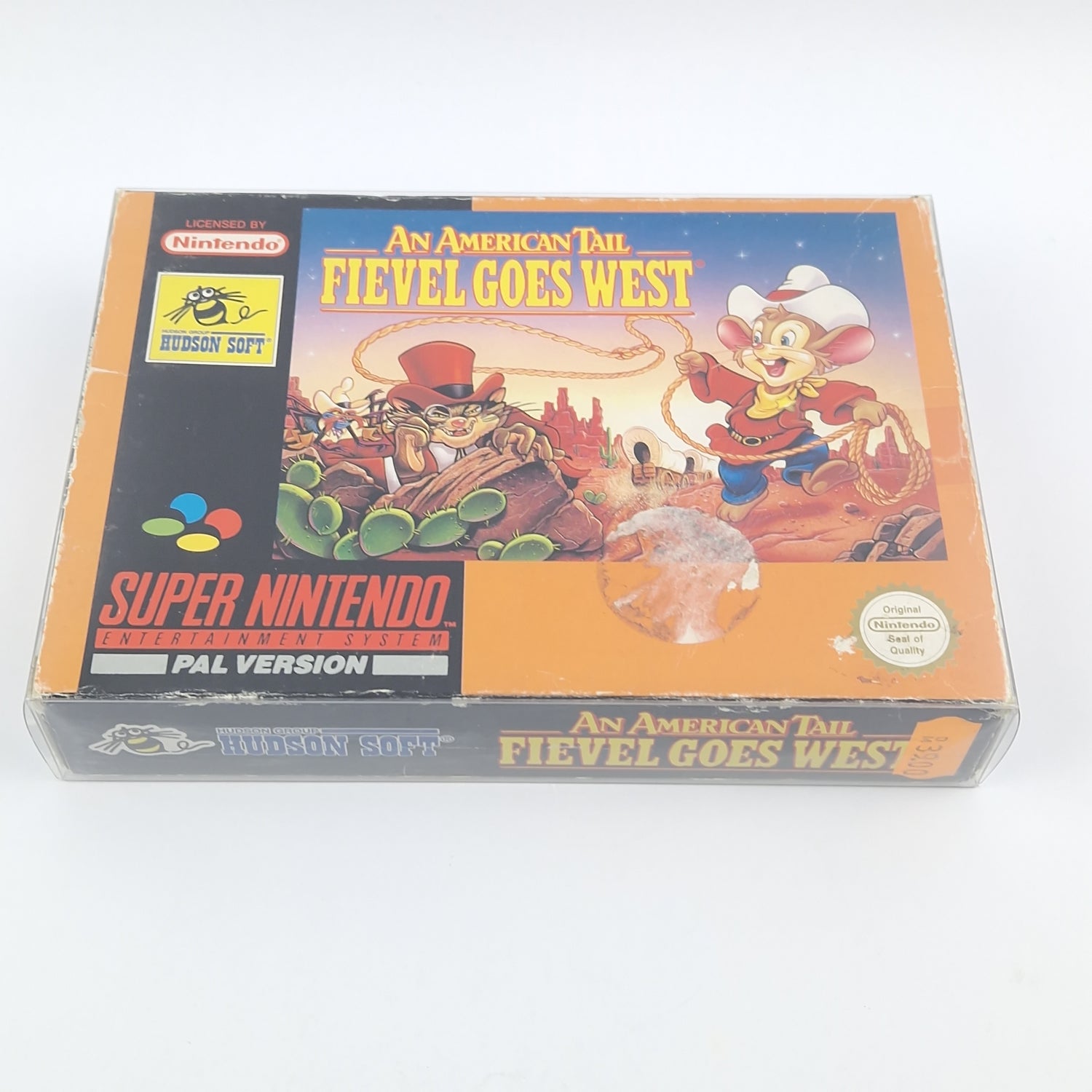 Super Nintendo Spiel : An American Tail Fievel Goes West - Modul Anleitung OVP