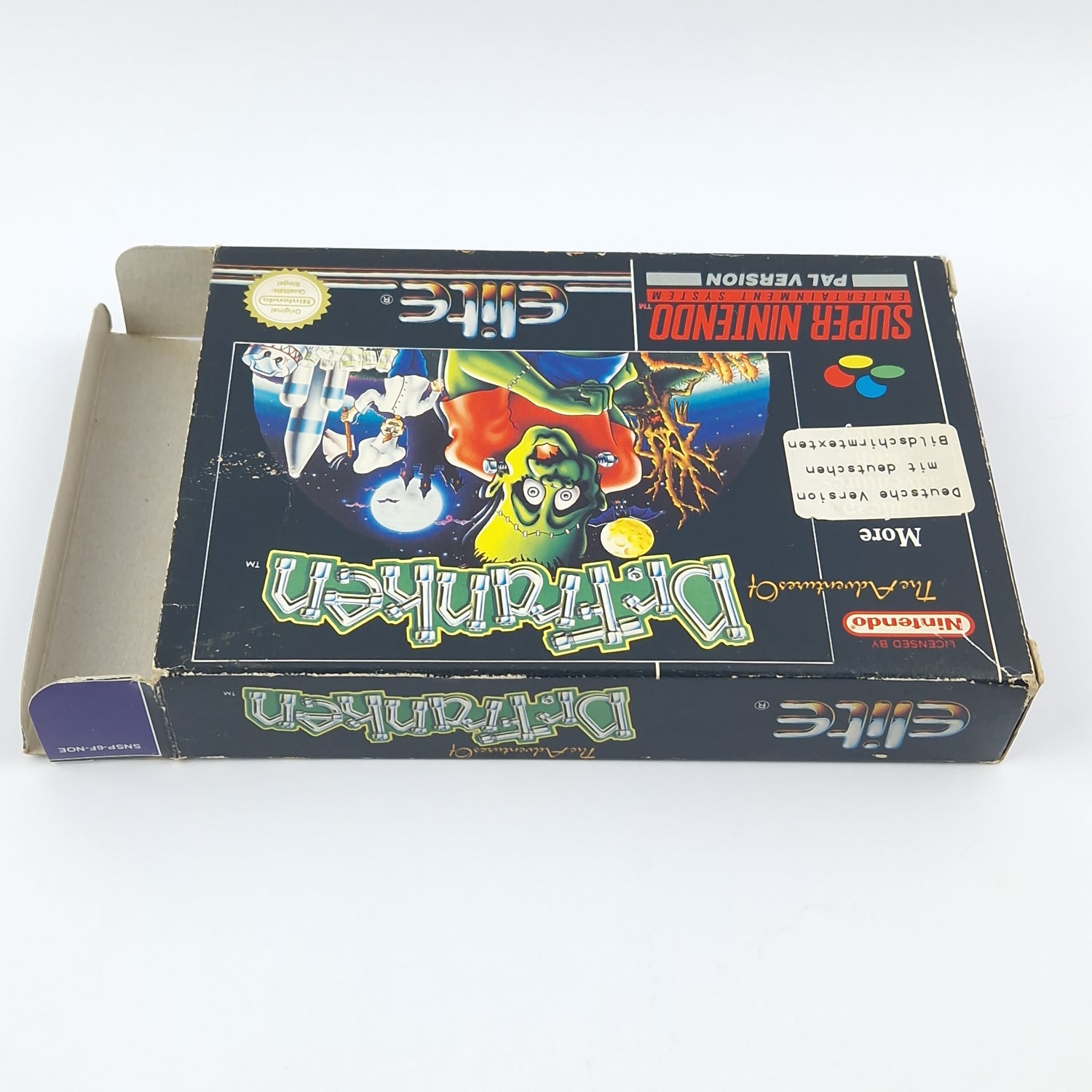Super Nintendo Spiel : Dr. Franken - Modul Anleitung OVP cib / SNES PAL NOE
