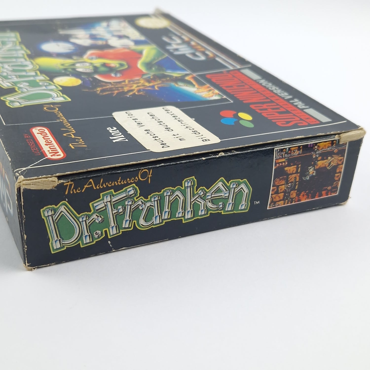 Super Nintendo Spiel : Dr. Franken - Modul Anleitung OVP cib / SNES PAL NOE