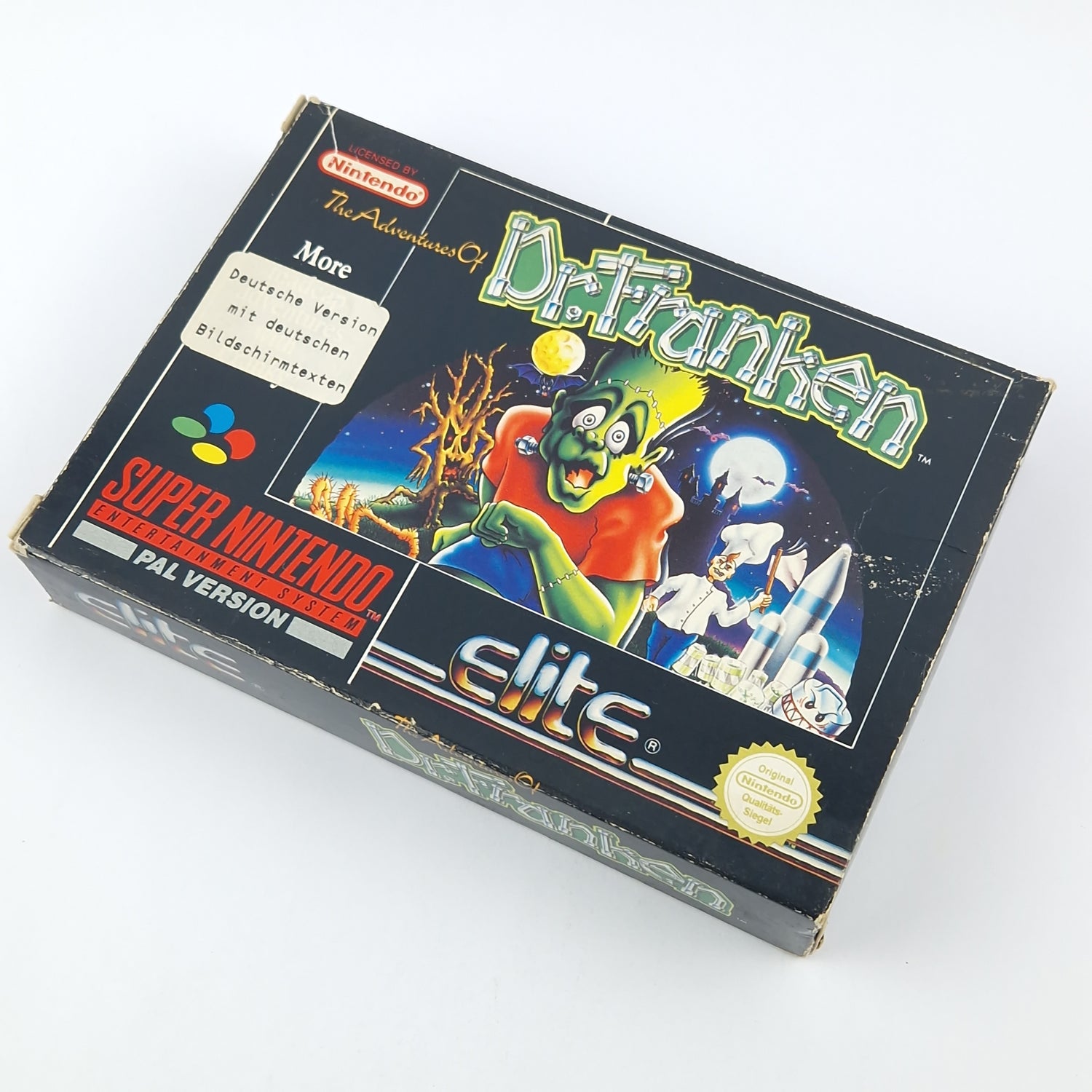 Super Nintendo Spiel : Dr. Franken - Modul Anleitung OVP cib / SNES PAL NOE