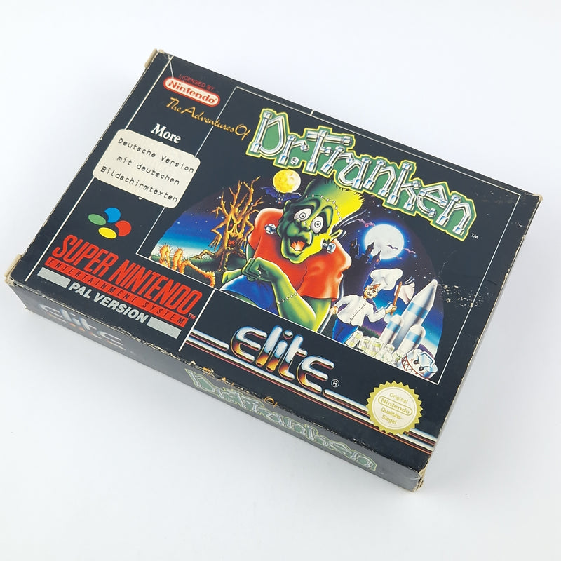Super Nintendo Spiel : Dr. Franken - Modul Anleitung OVP cib / SNES PAL NOE