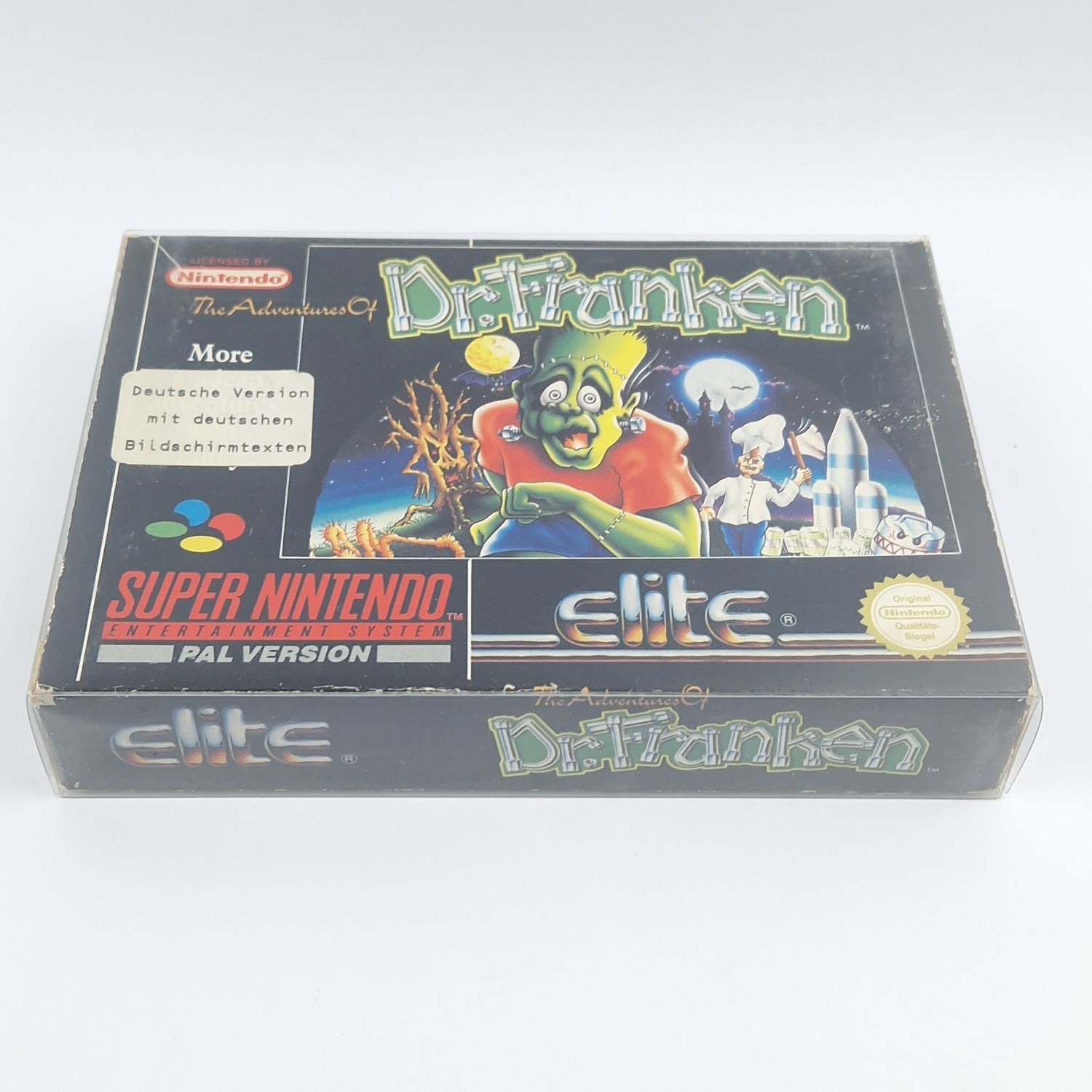 Super Nintendo Spiel : Dr. Franken - Modul Anleitung OVP cib / SNES PAL NOE