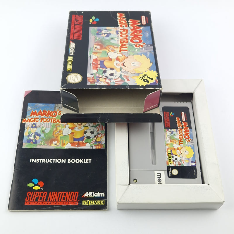 Super Nintendo Spiel : Marko´s Magic Football - Modul Anleitung OVP cib / SNES
