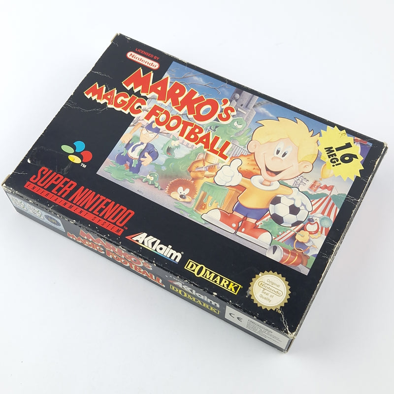 Super Nintendo Spiel : Marko´s Magic Football - Modul Anleitung OVP cib / SNES