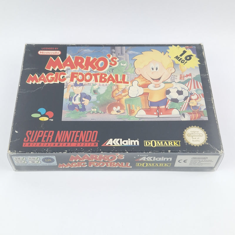 Super Nintendo Spiel : Marko´s Magic Football - Modul Anleitung OVP cib / SNES