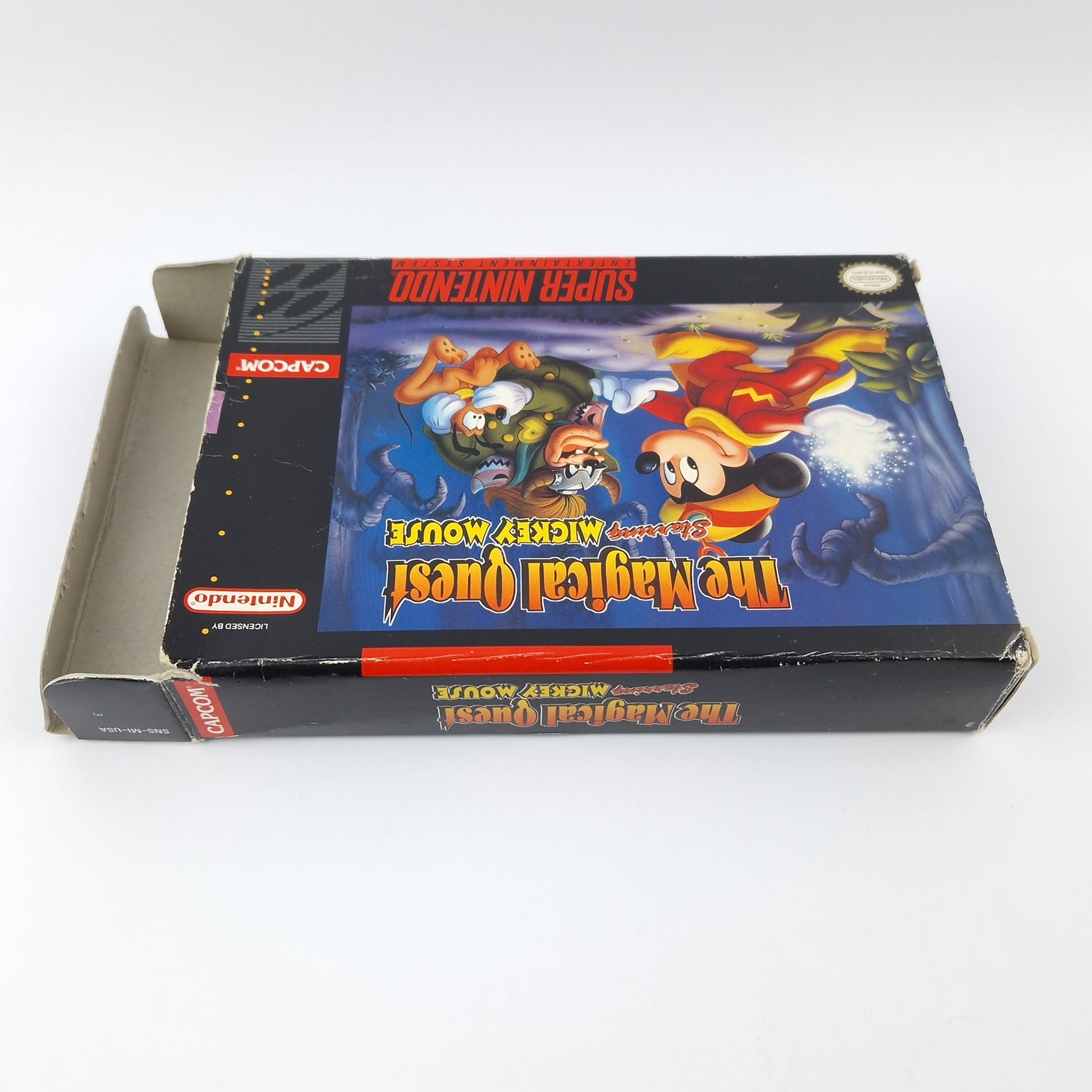 Super Nintendo game: The Magical Quest starring Mickey Mouse - SNES OVP NTSC-U