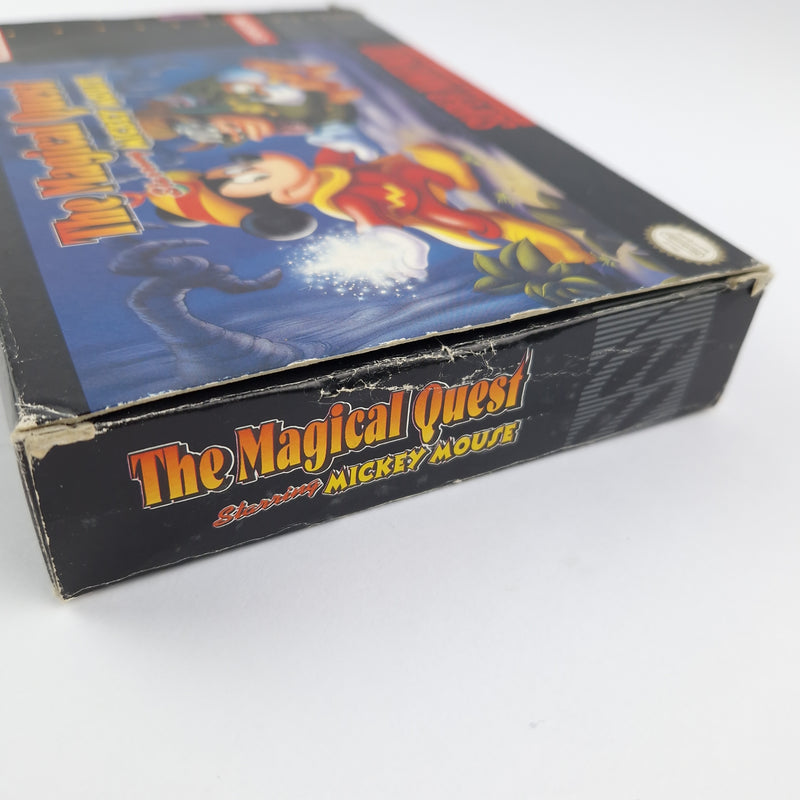 Super Nintendo game: The Magical Quest starring Mickey Mouse - SNES OVP NTSC-U